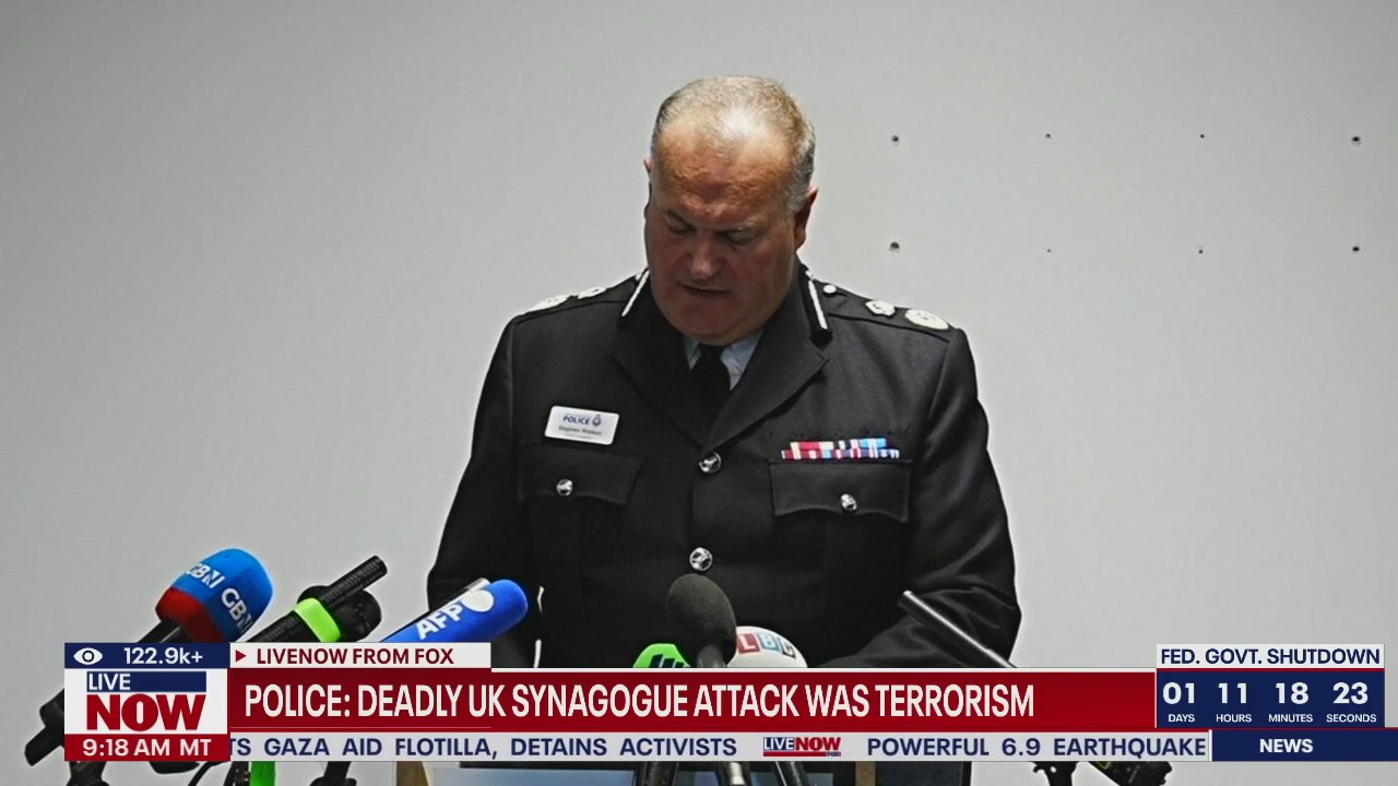 UK police declare terrorist incident