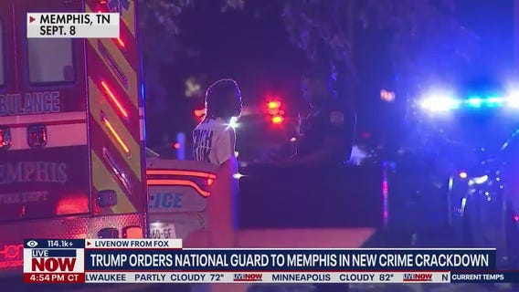 Trump's crime crackdown begins in Memphis, TN