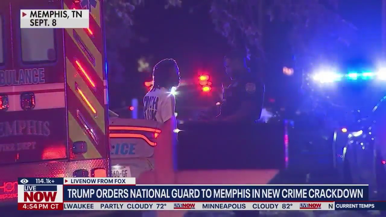 Trump's crime crackdown begins in Memphis, TN