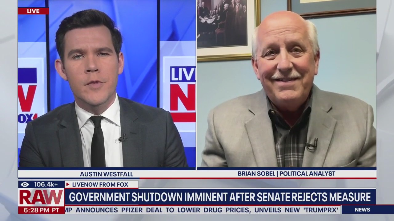 Government shutdown expected tonight at midnight