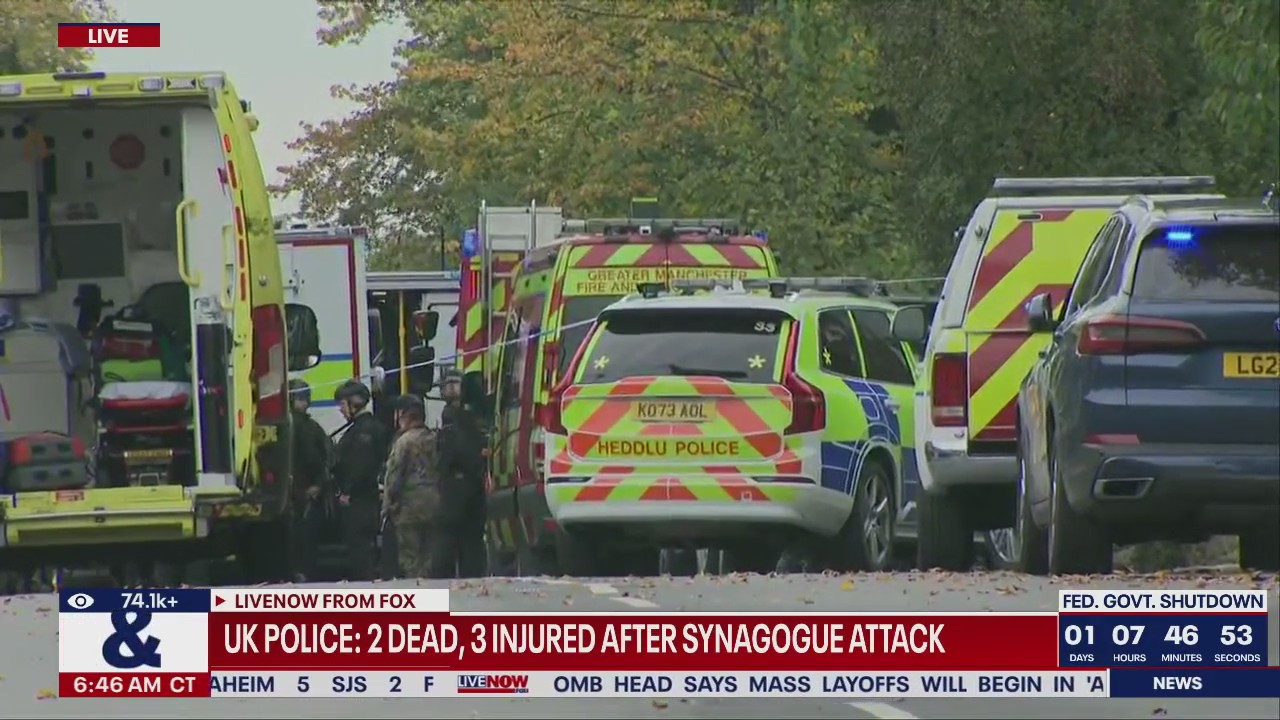 UK Police: 2 dead, 3 injured in Synagogue attack