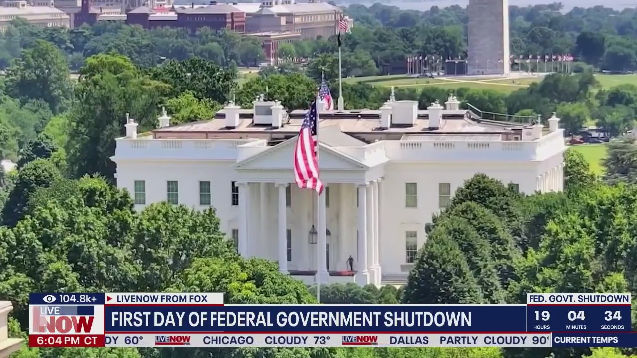 Recapping first day of government shutdown