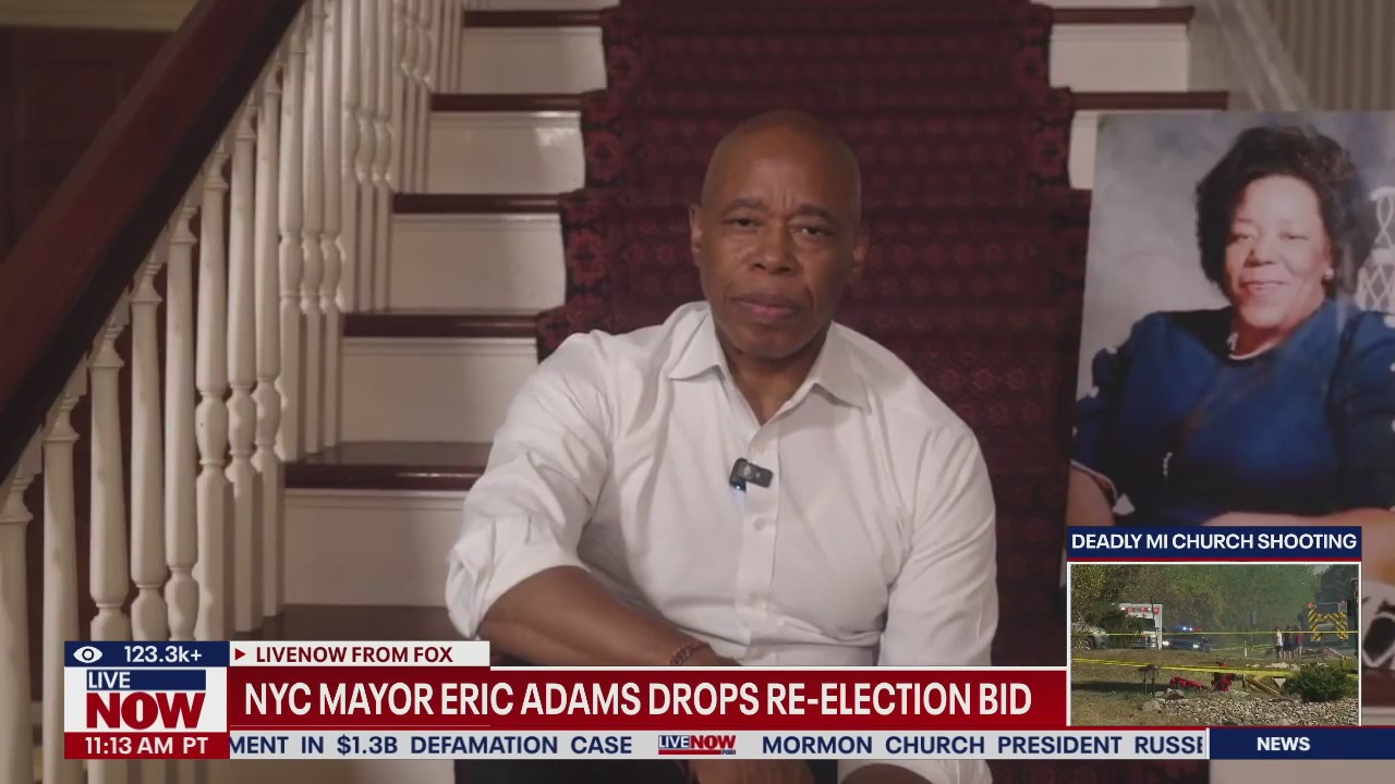 NYC Mayor Eric Adams drops out of Mayoral race