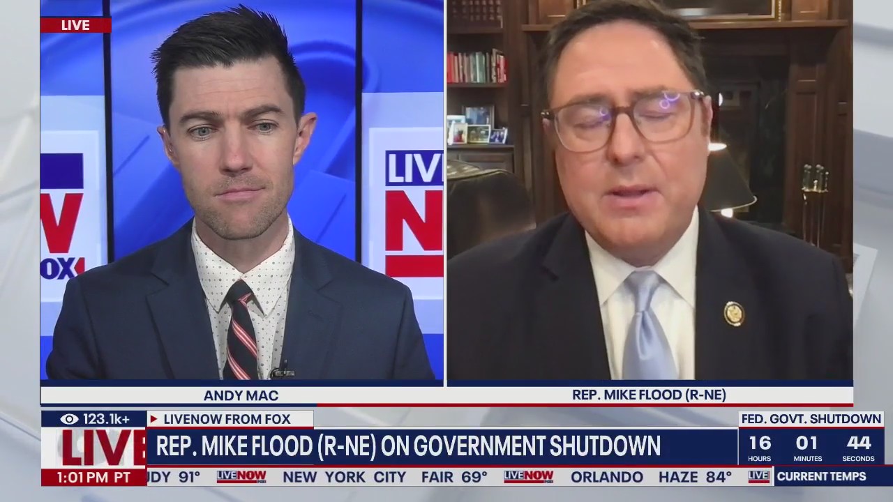Rep. Flood (R-NE) says GOP does not want shutdown
