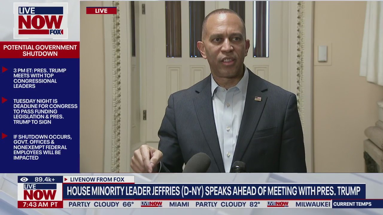 House Minority Leader Jeffries on meeting with Trump