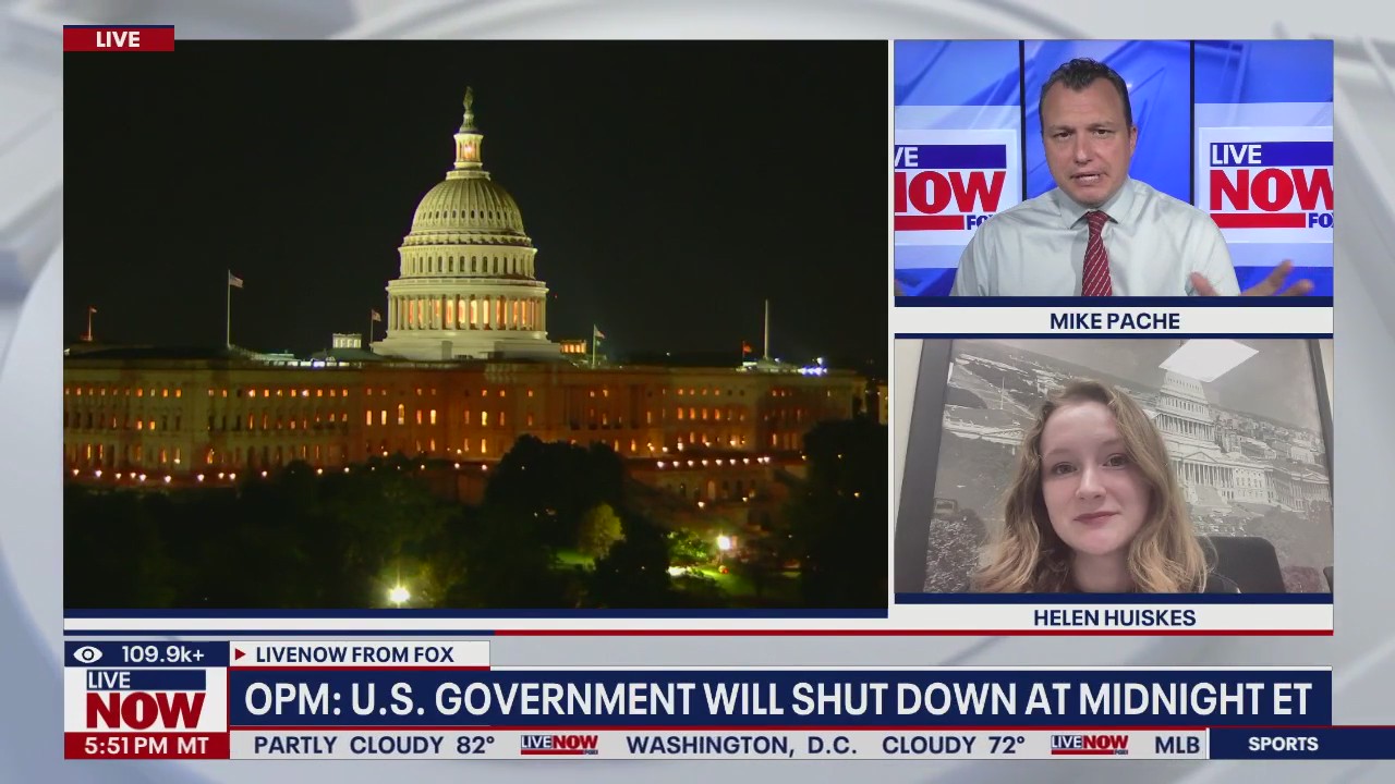 U.S. government will shut down tonight, OPM says