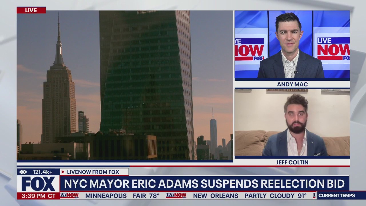 NYC Mayor Eric Adams suspends reelection bid