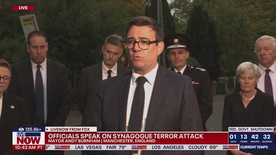 Manchester mayor provides update on synagogue attack