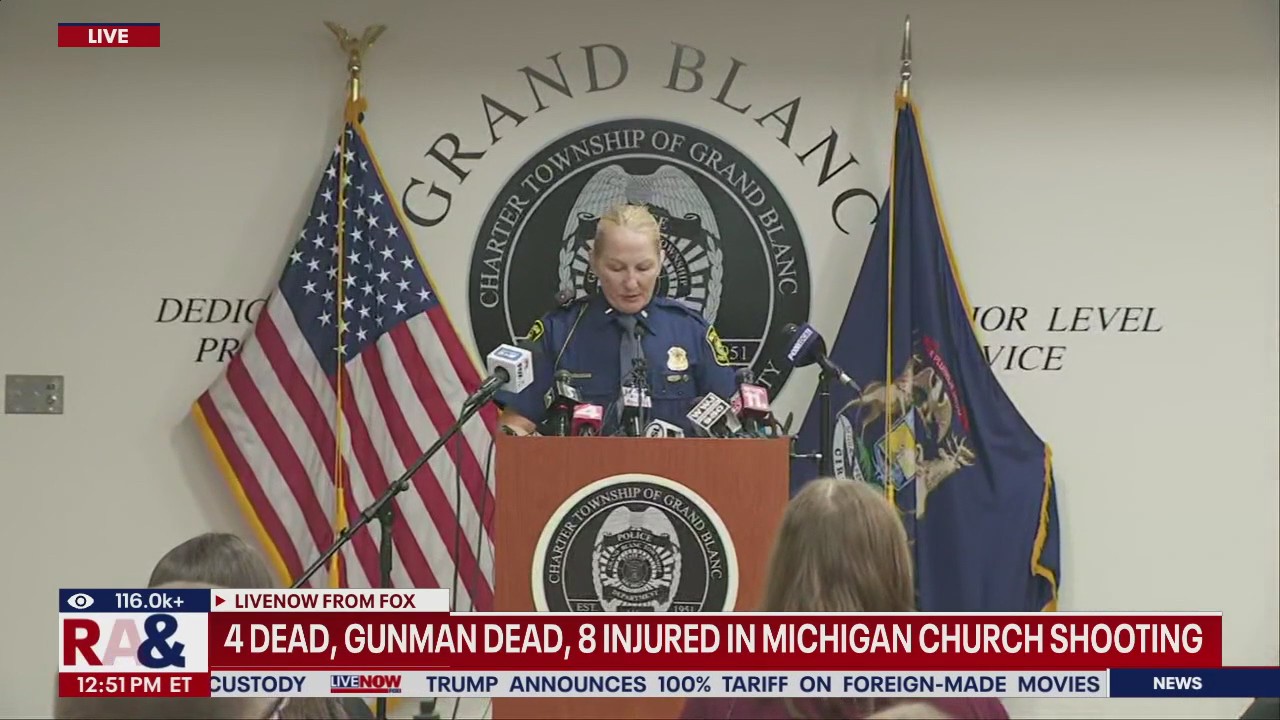 Michigan shooting: 4 killed, gunman dead; 8 hurt