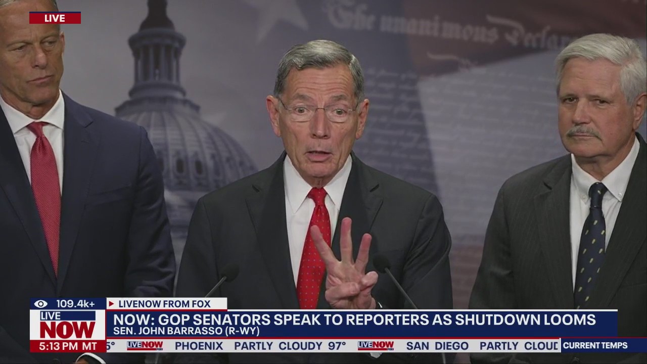 Senators react after votes to fund government fail