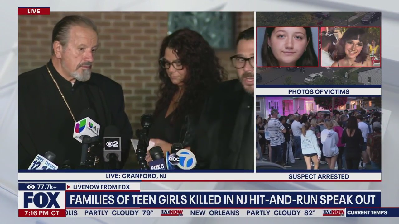 Families of teen girls killed in NJ hit-and-run speak out