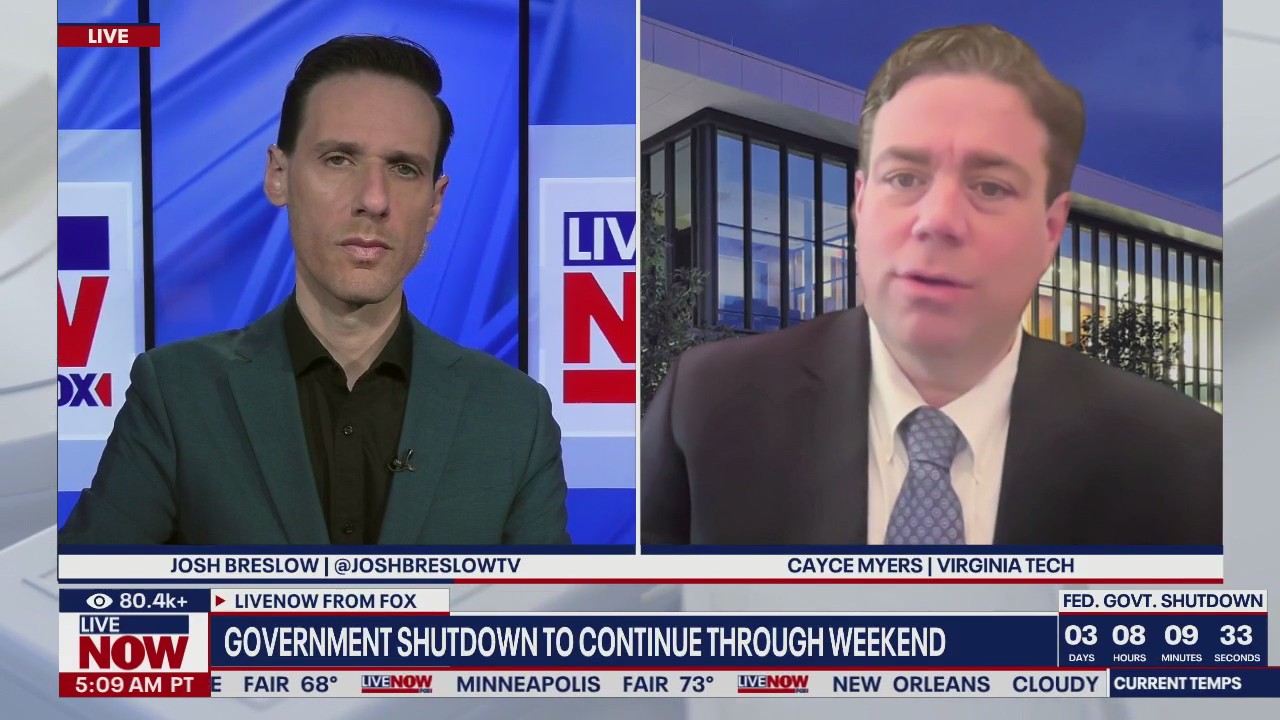 Government shutdown enters fourth day with no deal