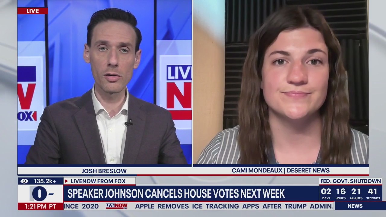 Speaker Johnson cancels House votes next week