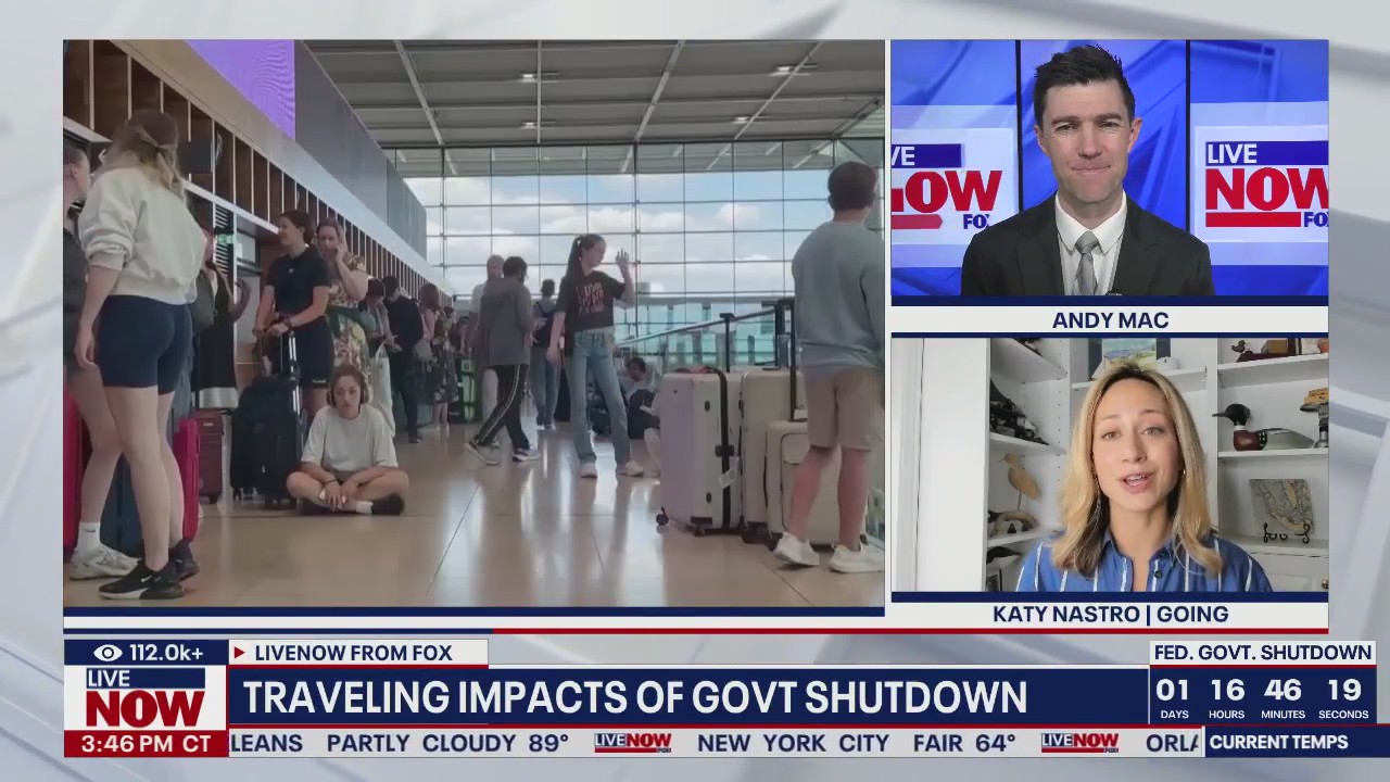 How does a government shutdown impact travel?