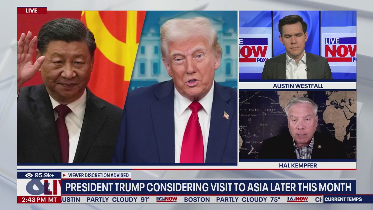 Pres. Trump considers visit to Asia later this month