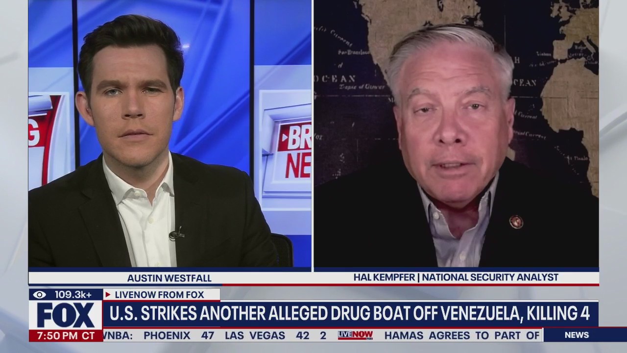 U.S. strikes another alleged drug boat off Venezuela