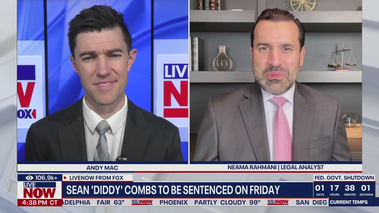 Sean 'Diddy' Combs to be sentenced Friday