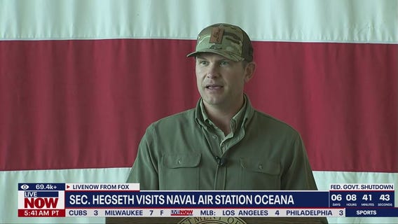 REMARKS: Sec. Hegseth visits Naval Air Station Oceana