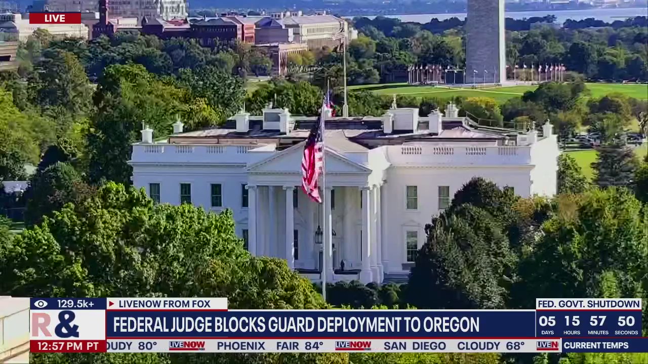 Federal judge blocks guard deployment to Oregon