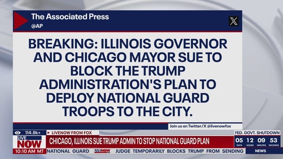 IL, Chicago sue to stop Trump's National Guard plan