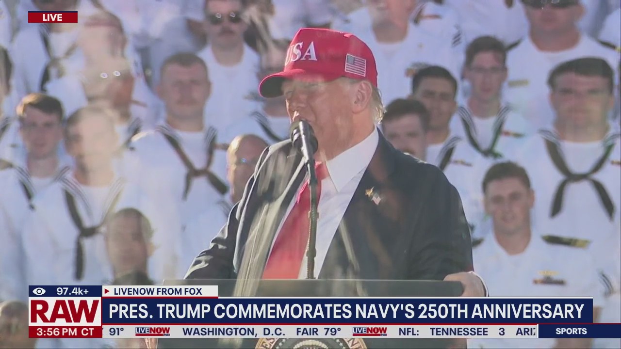 Pres. Trump celebrates the Navy?s 250th anniversary