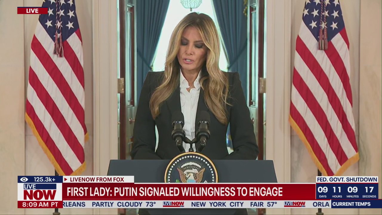 First Lady helps reunite Ukrainian children with families