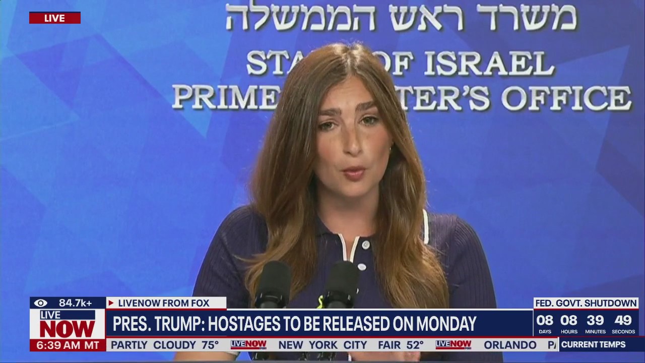 Hostages to be released on Monday