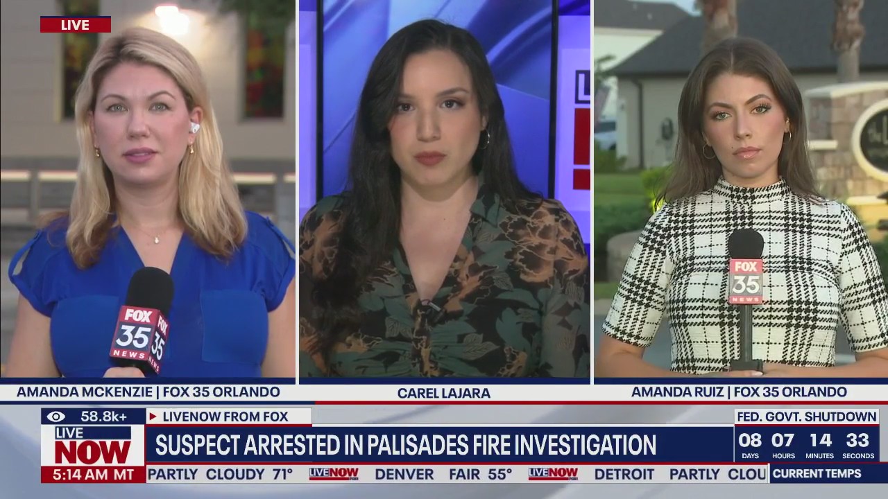 Palisades fire suspect arrested in Florida