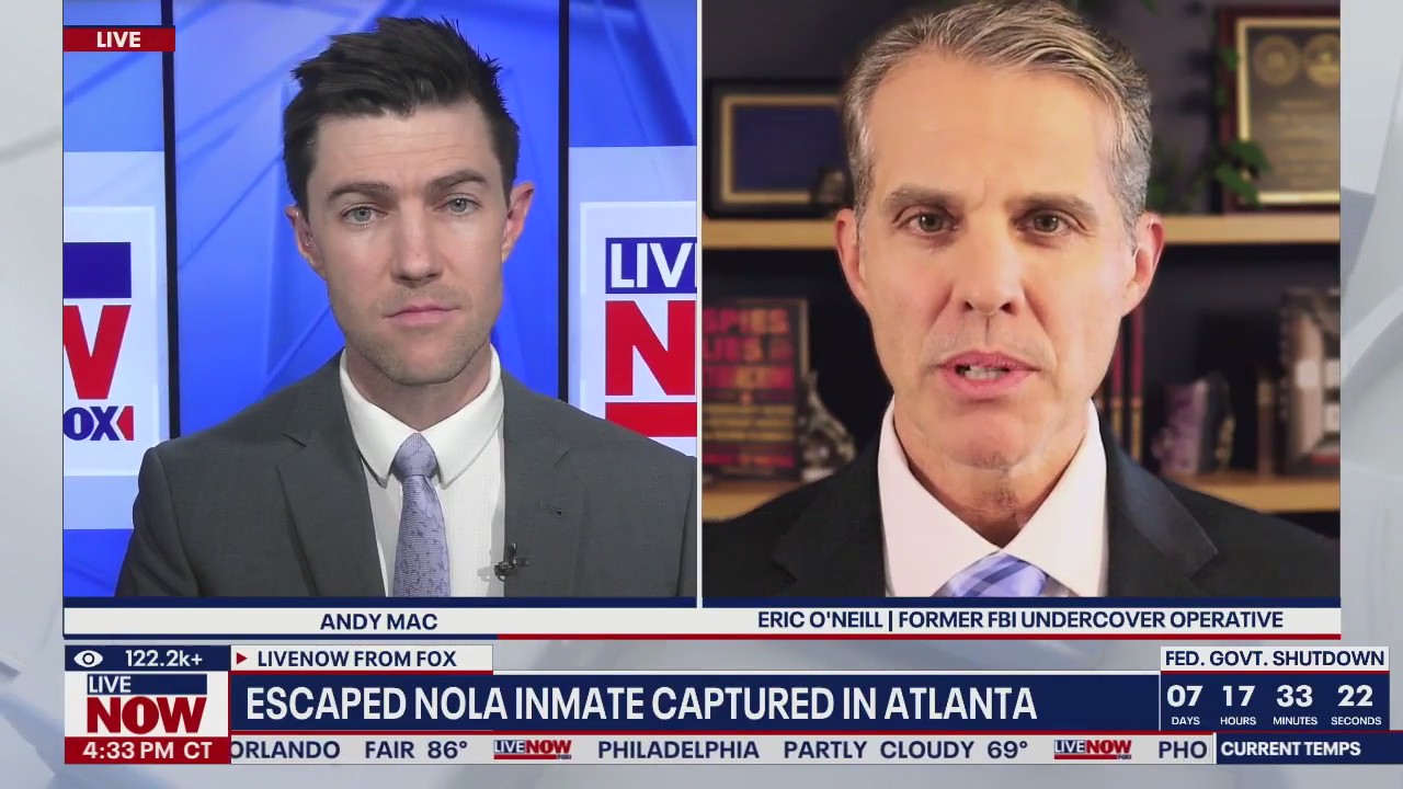 Escaped New Orleans inmate now captured in Atlanta | LiveNOW from FOX