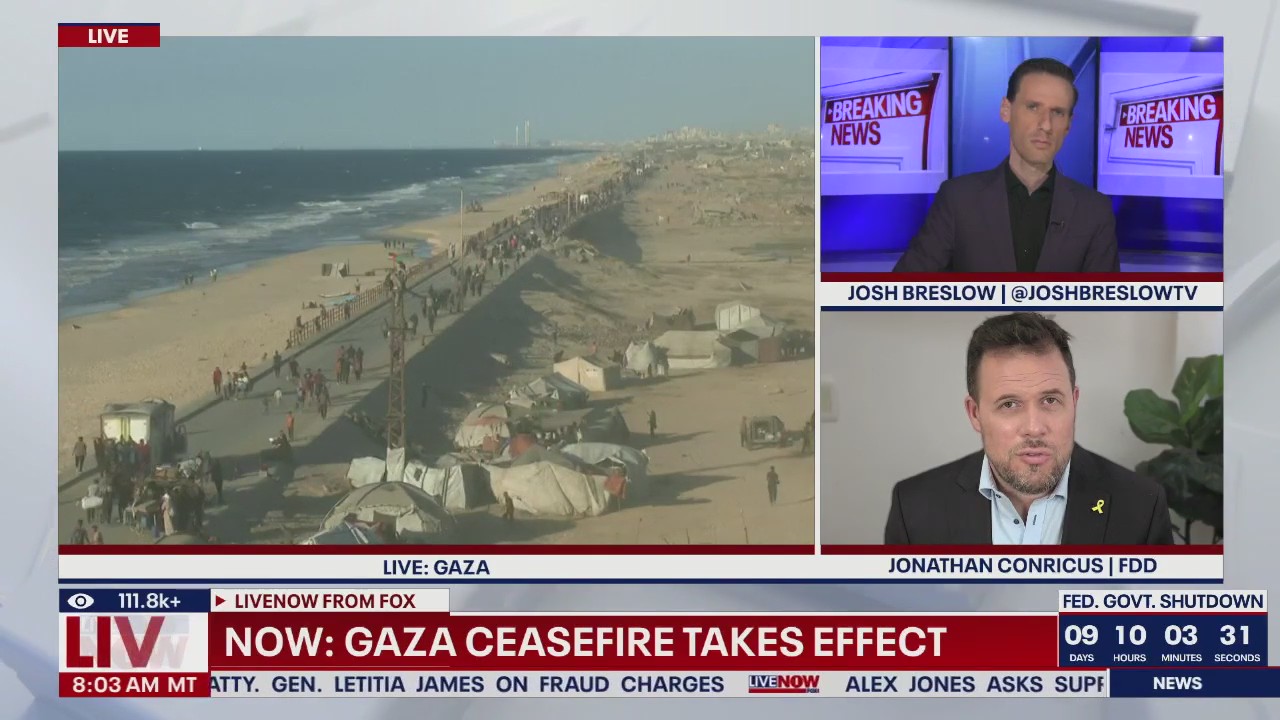 NOW: Gaza ceasefire in effect