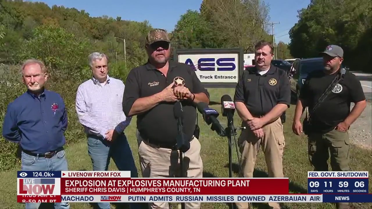 Blast at Tennessee explosives plant prompts emergency response