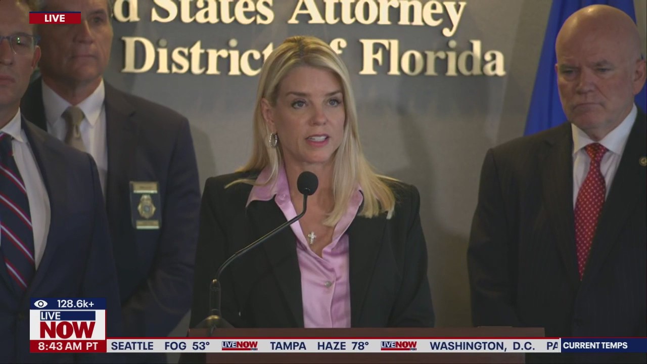 Pam Bondi makes political violence announcement