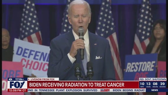 Biden receiving radiation therapy for cancer