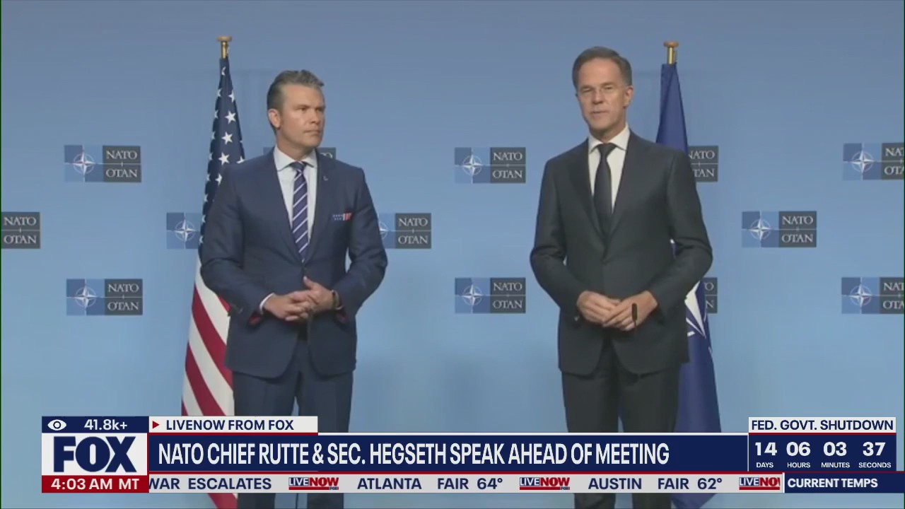 Sec. Hegseth speaks ahead of NATO  meetings