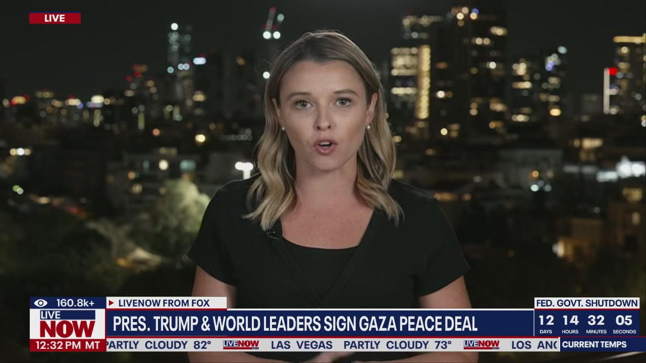 Trump & world leaders sign Gaza plan