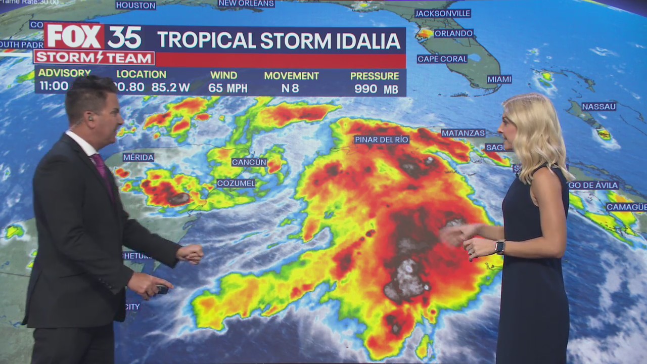 Forecast: Latest on Tropical Storm Idalia