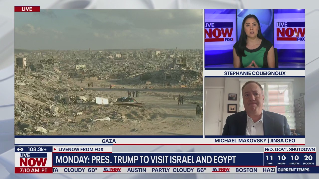 Monday: Pres. Trump to visit Israel & Egypt