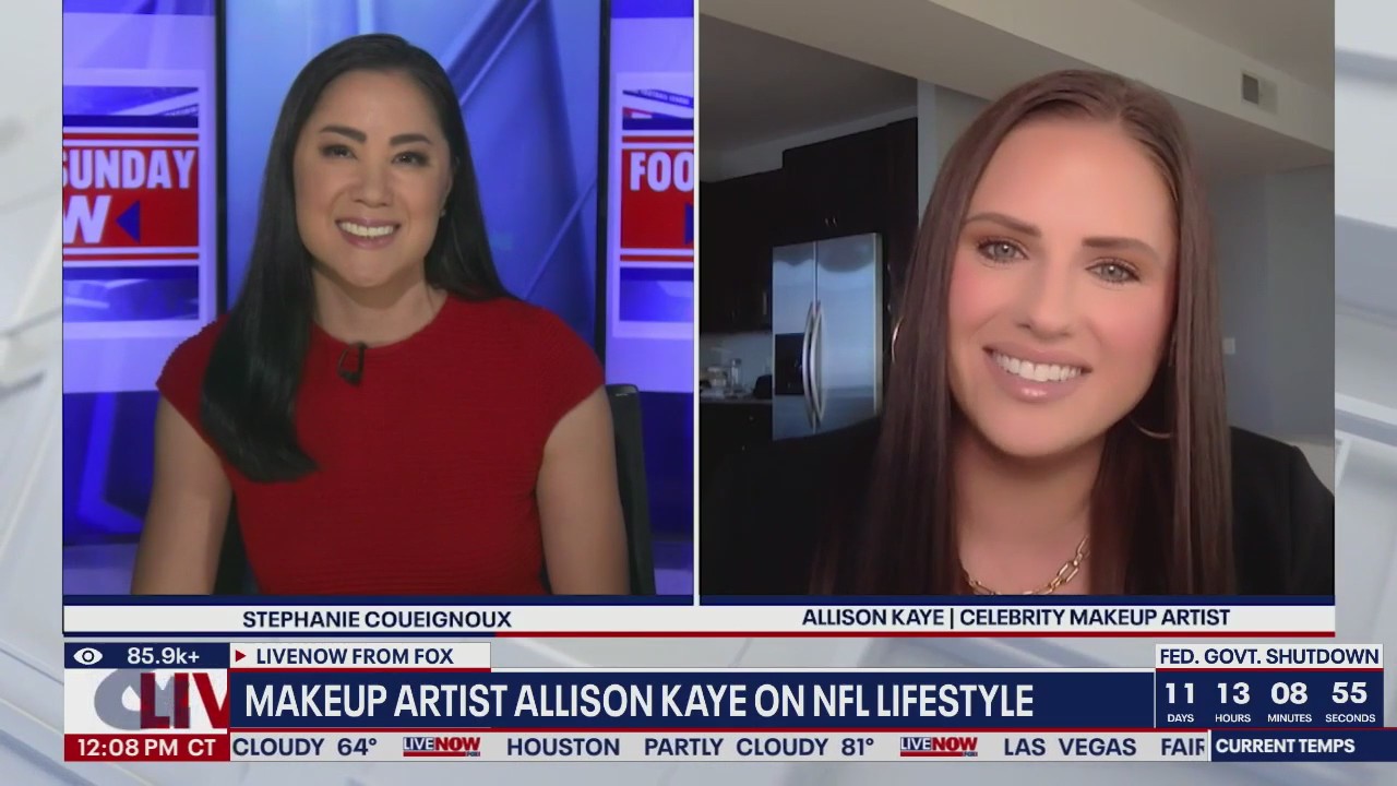 Celebrity makeup artist Allison Kaye on NFL lifestyle