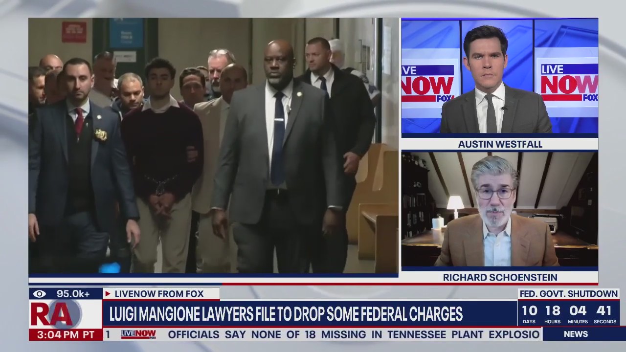 Luigi Mangione's lawyers file to drop fed charges