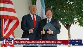 Trump asked about Gaza peace plan outside White House