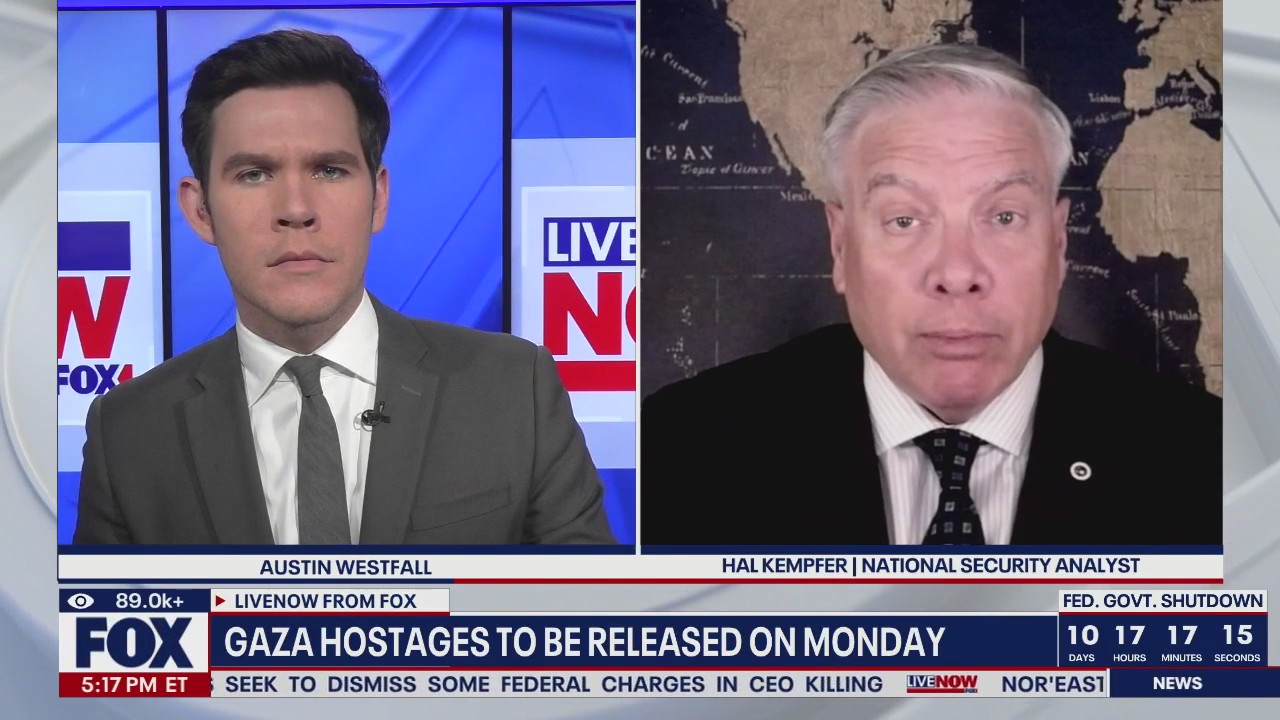 Gaza hostages to be released on Monday