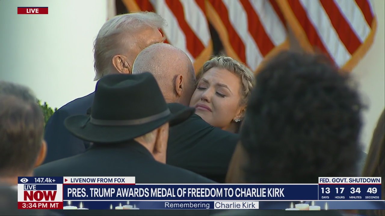 Erika Kirk speaks at husband?s award ceremony