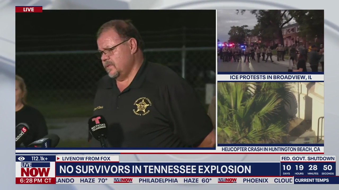 16 dead in Tennessee plant explosion, officials say