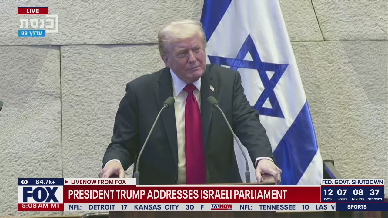 President Trump addresses Israeli's parliament