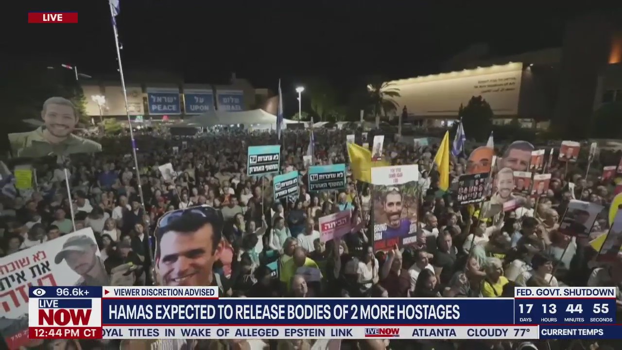 RPT: Hamas to release 2 hostage bodies Saturday