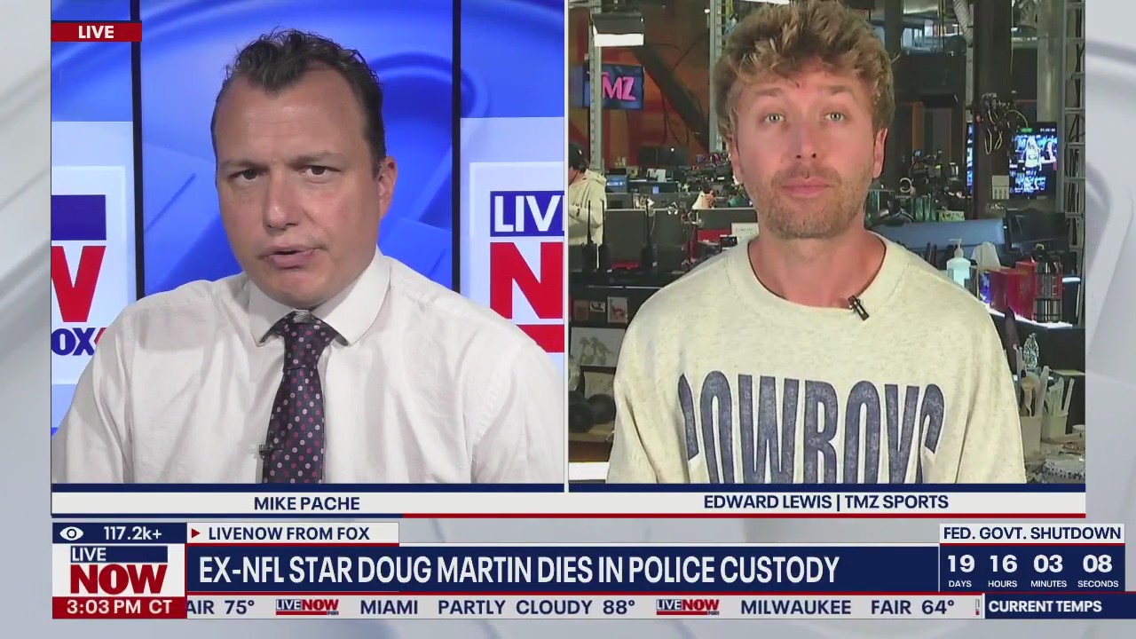 Ex-NFL star Doug Martin dies in police custody