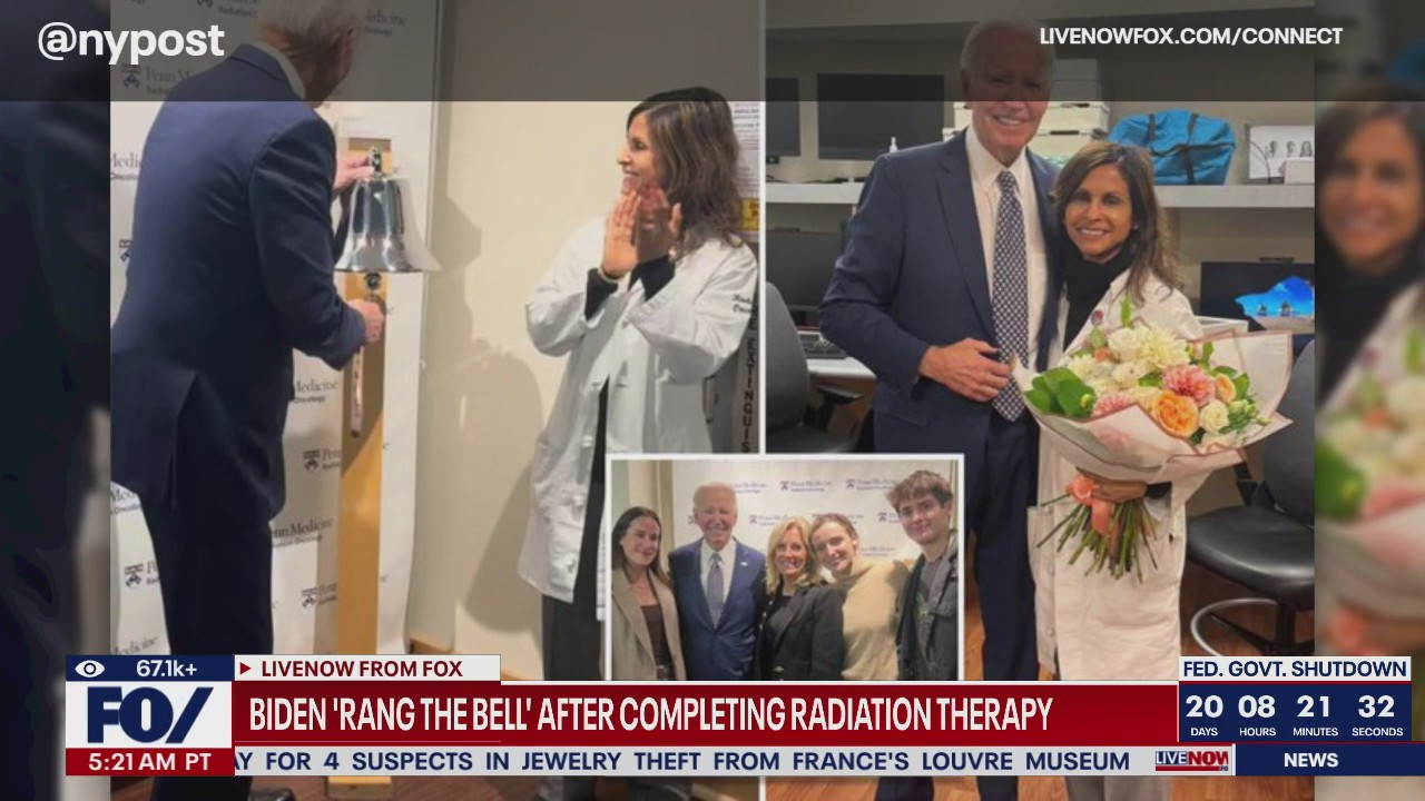 Biden completes round of radiation therapy for cancer