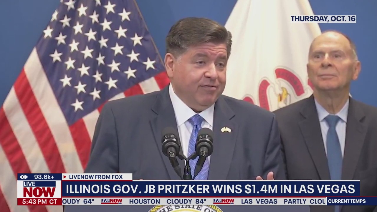 Illinois Gov. Pritzker wins $1.4M in Las Vegas