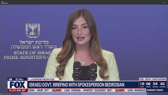 Israeli govt. briefing amid Gaza ceasefire