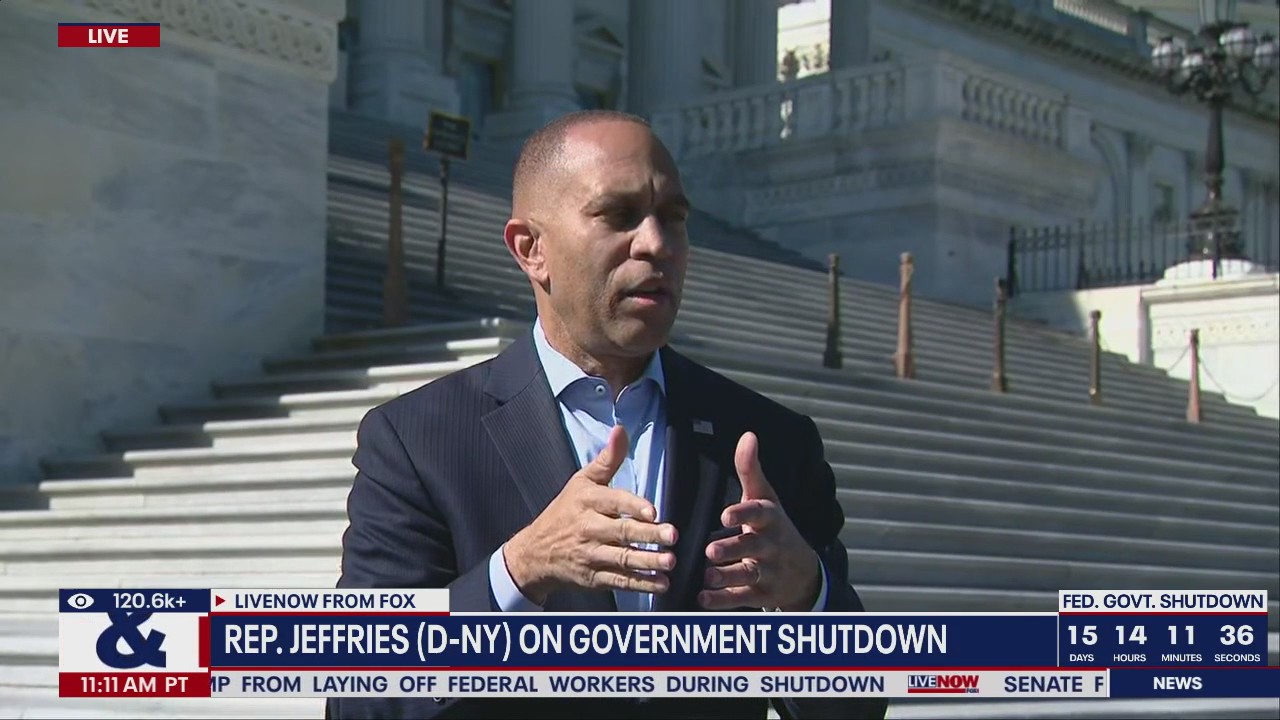 Rep. Jeffries on day 16 of the government shutdown